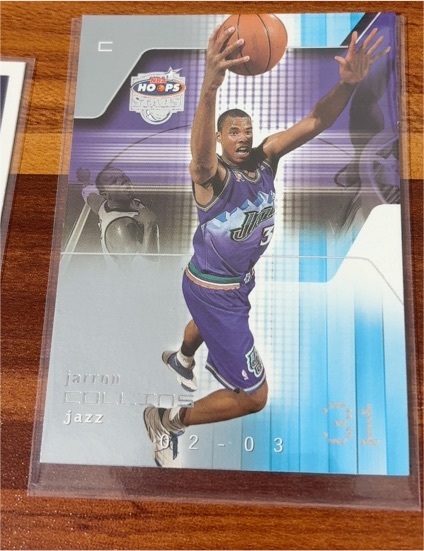 2002-03 NBA Hoops Stars #31 Jarron Collins — front