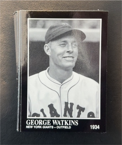 1991 The Sporting News Conlon Collection #222 George Watkins — front