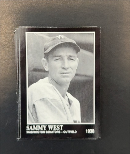 1991 Conlon Collection #241 Sammy West — front