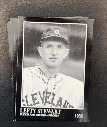 1991 Conlon Collection #243 Lefty Stewart — front