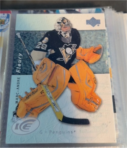2005-06 Upper Deck Ice #79 Marc-Andre Fleury — front