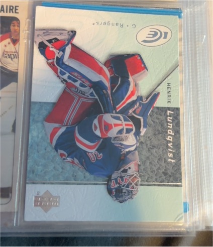 2007-08 Upper Deck Ice #8 Henrik Lundqvist — front