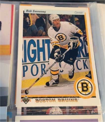 1990-91 Upper Deck #198 Bob Sweeney — front