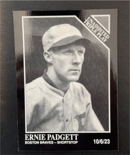 1991 Conlon Collection #206 Ernie Padgett — front