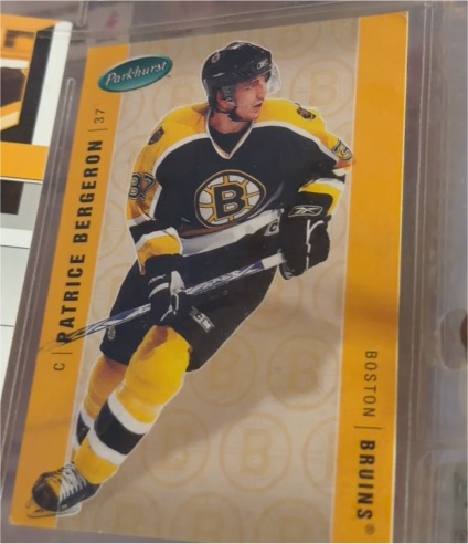 2003-04 Parkhurst #37 Patrice Bergeron — front