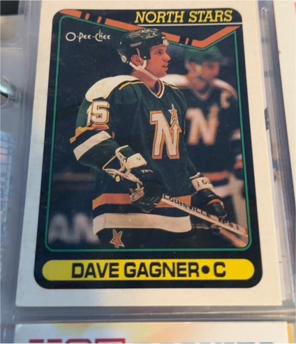 1990-91 O-Pee-Chee #168 Dave Gagner — front