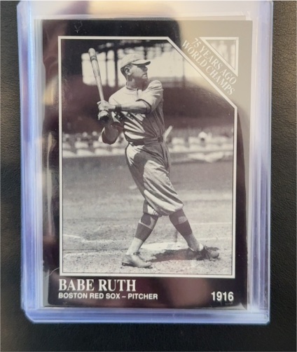 1991 The Sporting News Conlon Collection #145 Babe Ruth — front