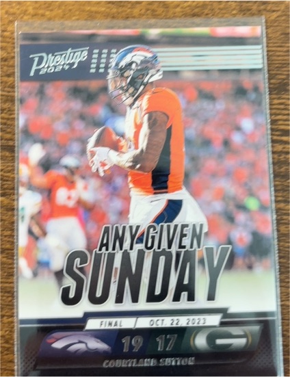 2024 Panini Prestige Any Given Sunday #AGS-CSN Courtland Sutton — front