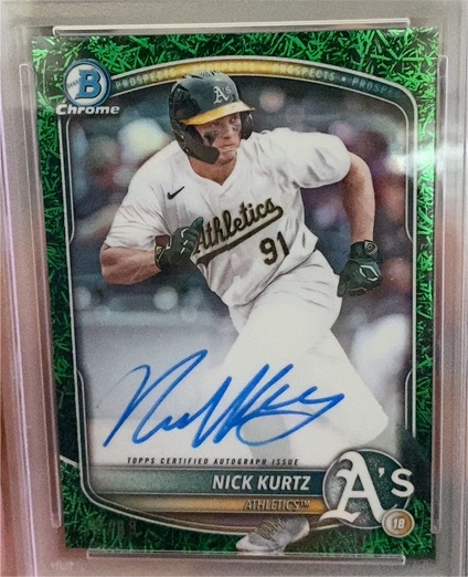 2025 Bowman Chrome Prospects #BCP-114 Nick Kurtz — front