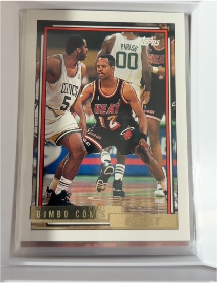 1992-93 Topps #156 Bimbo Coles — front