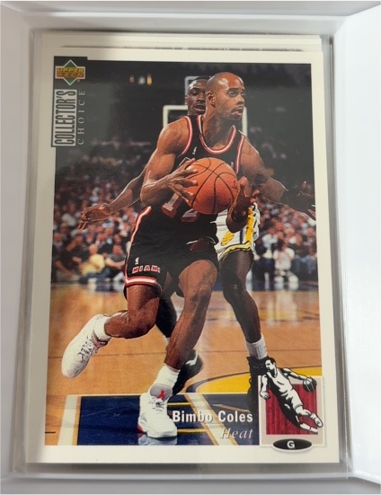 1994-95 Upper Deck Collector's Choice #118 Bimbo Coles — front