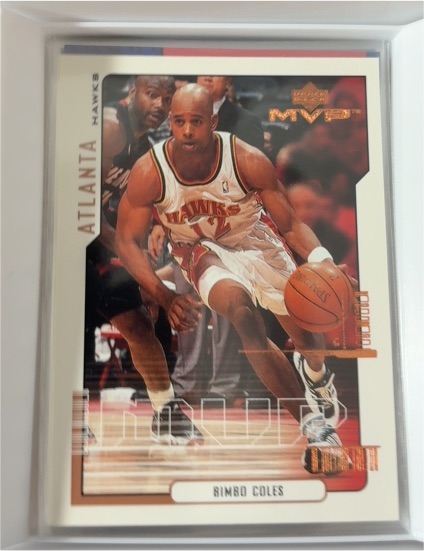 2000-01 Upper Deck MVP #6 Bimbo Coles — front