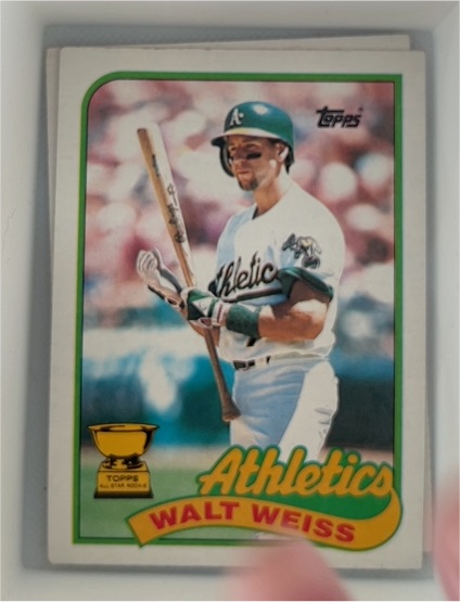 1989 Topps #316 Walt Weiss — front