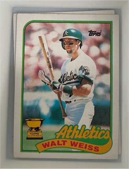 1989 Topps #316 Walt Weiss — front
