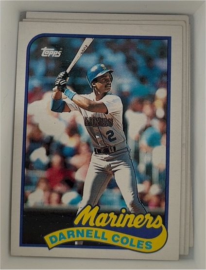 1989 Topps #738 Darnell Coles — front