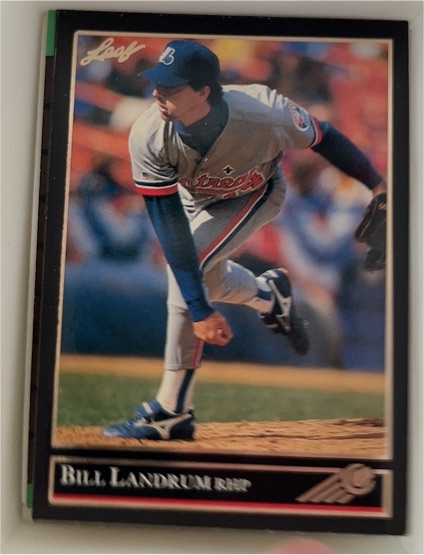 1992 Leaf #333 Bill Landrum — front