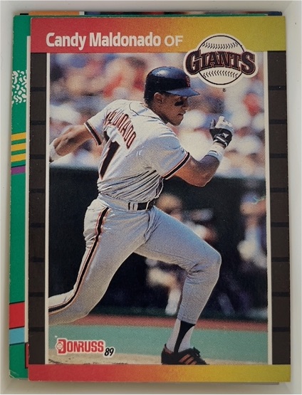 1989 Donruss #177 Candy Maldonado San Francisco Giants — front
