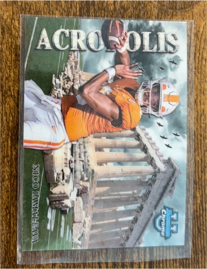 2024 Bowman Chrome University #A-1 Nico Iamaleava Acropolis — front
