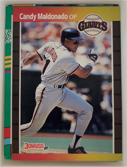 1989 Donruss #177 Candy Maldonado San Francisco Giants — front