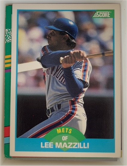 1989 Score #217 Lee Mazzilli New York Mets — front