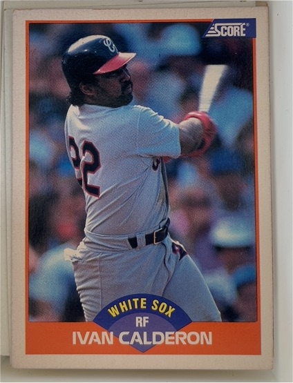 1989 Score #331 Ivan Calderon Chicago White Sox — front