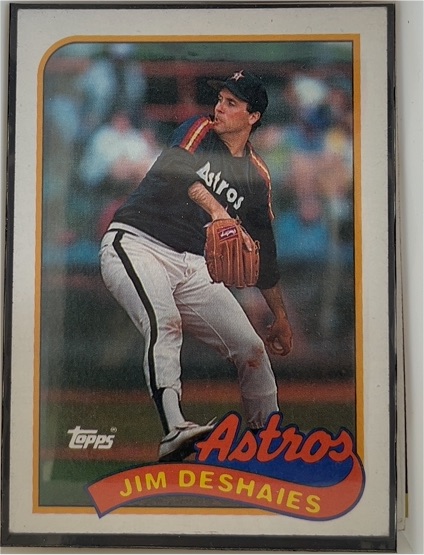 1989 Topps #341 Jim Deshaies Houston Astros — front