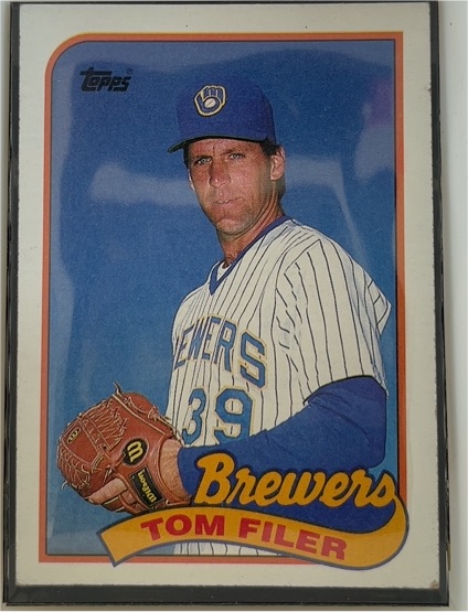 1989 Topps #419 Tom Filer — front