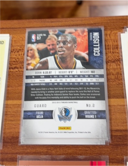 2012-13 Panini Threads #27 Darren Collison — front