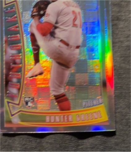2022 Topps Chrome Sonic #YQ-4 Hunter Greene 1996 Youthquake — front