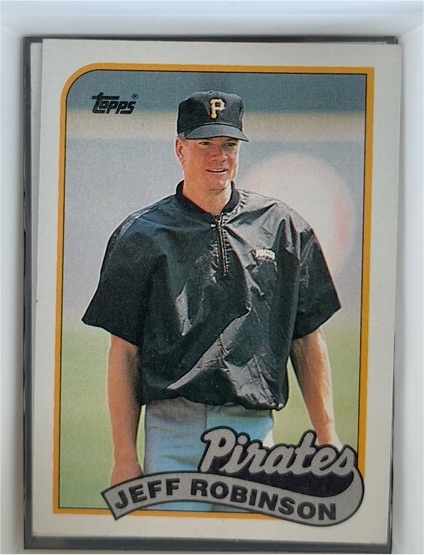 1989 Topps #681 Jeff Robinson — front