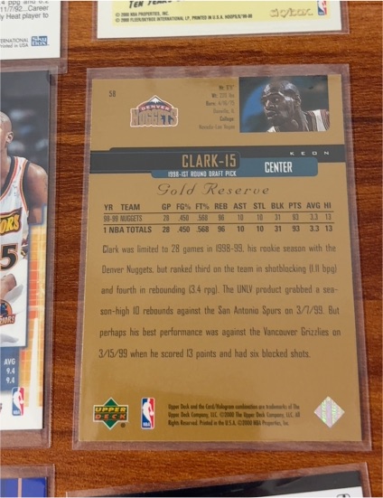 1999-00 Upper Deck #15 Keon Clark — front
