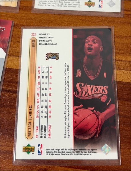 1996-97 Upper Deck #352 Allen Iverson — front