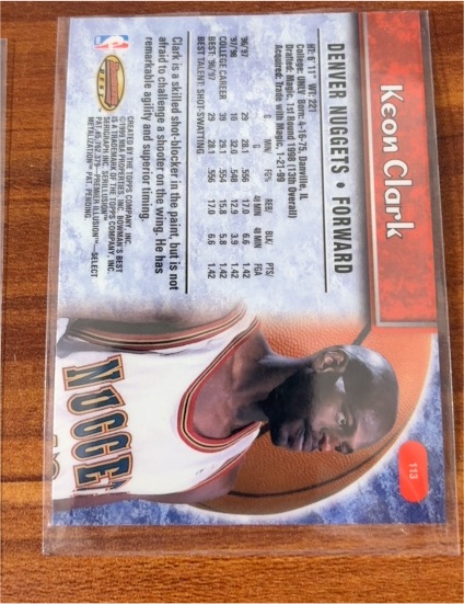 1998-99 Fleer Brilliants #113 Keon Clark — front