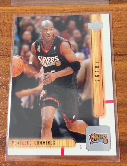 2001-02 Upper Deck #352 Vonteego Cummings — front