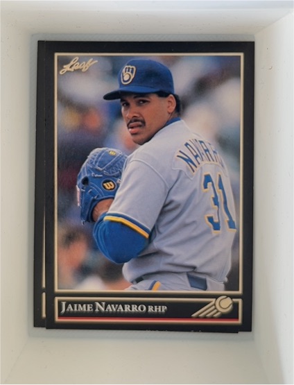1992 Leaf #144 Jaime Navarro — front