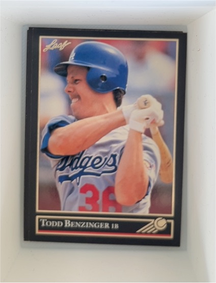 1992 Leaf Black Gold #257 Todd Benzinger — front