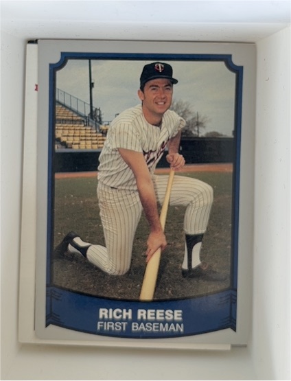 1989 Pacific Legends II #112 Rich Reese — front