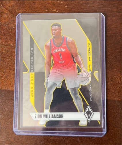 2023-24 Panini Phoenix #14 Zion Williamson Fade to Black — front