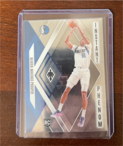 2023-24 Panini Phoenix #11 Olivier-Maxence Prosper Instant Phenom Rookie Card — front
