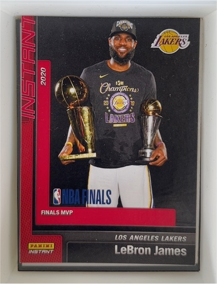 2019-20 Panini Instant #29 LeBron James — front
