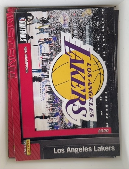 2019-20 Panini Instant NBA Championship Los Angeles Lakers Team #1 — front