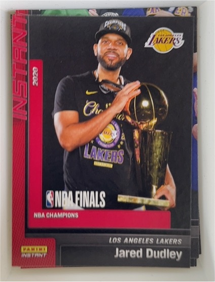 2019-20 Panini Instant NBA Finals Champions #9 Jared Dudley — front