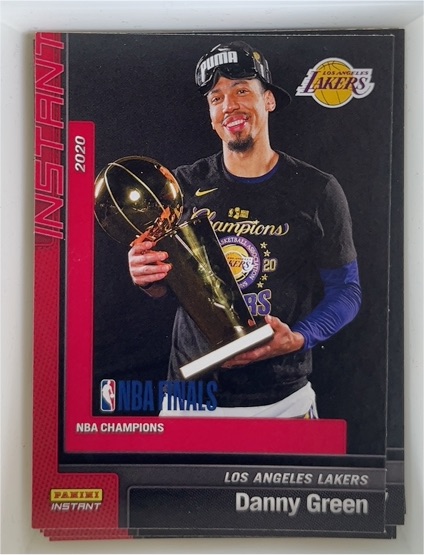 2019-20 Panini Instant #10 Danny Green Los Angeles Lakers NBA Champions — front