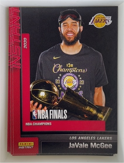 2019-20 Panini Instant #15 JaVale McGee — front