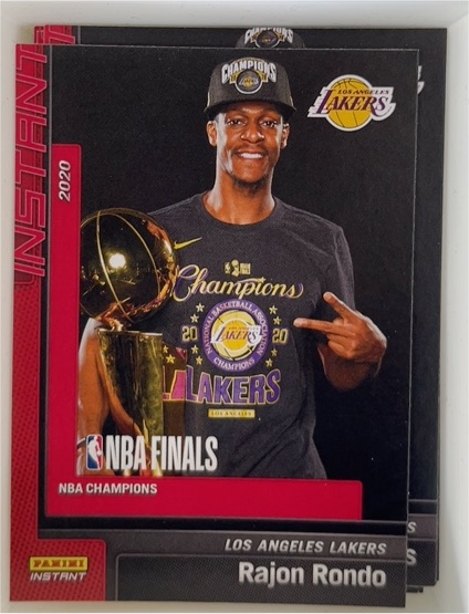 2019-20 Panini Instant NBA Champions #17 Rajon Rondo — front