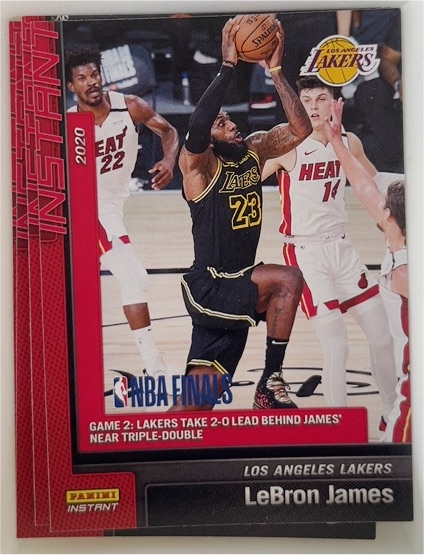 2019-20 Panini Instant NBA Finals #23 LeBron James — front