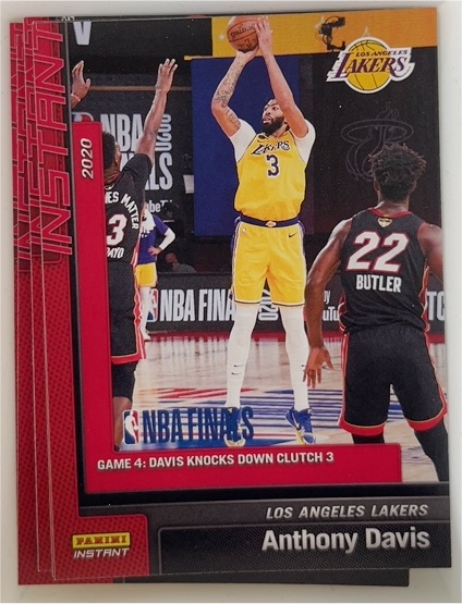 2019-20 Panini Instant #21 Anthony Davis — front