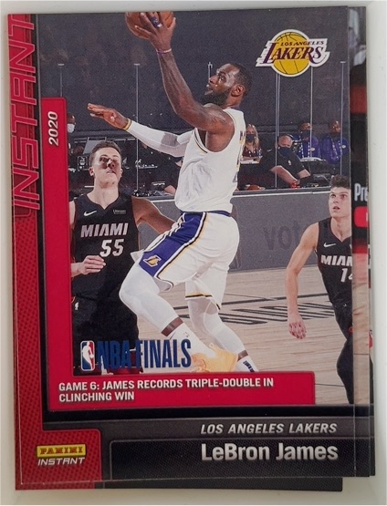 2019-20 Panini Instant #26 LeBron James — front