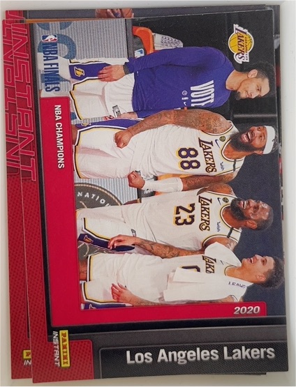 2019-20 Panini Instant NBA Champions #28 Los Angeles Lakers — front