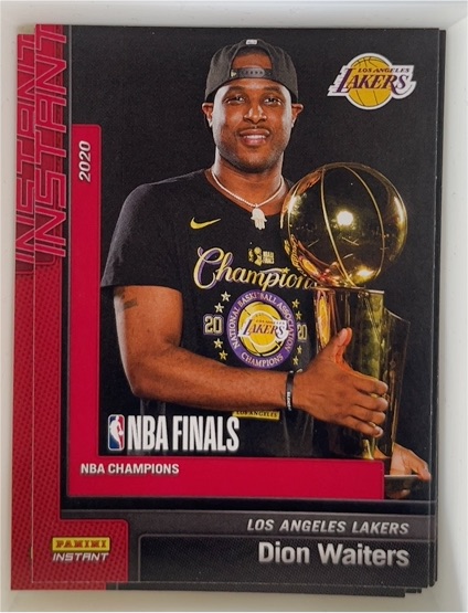 2019-20 Panini Instant NBA Champions #19 Dion Waiters — front